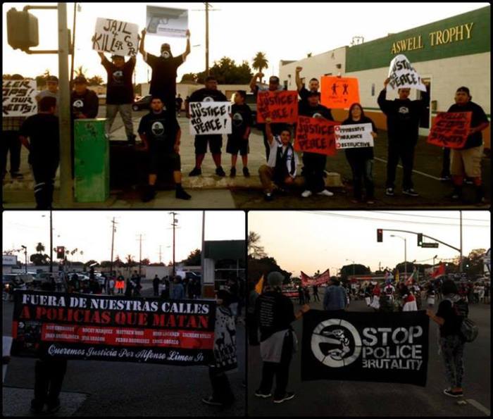 Shutting down the Cooper/Oxnard intersection, 10/13/13 
