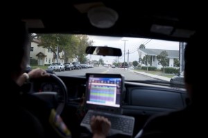 PHOTO BY TROY HARVEY, VENTURA COUNTY STAR TROY HARVEY/THE STAR Sgt. Alex Rangel patrols Oxnard’s La Colonia neighborhood Tuesday evening.