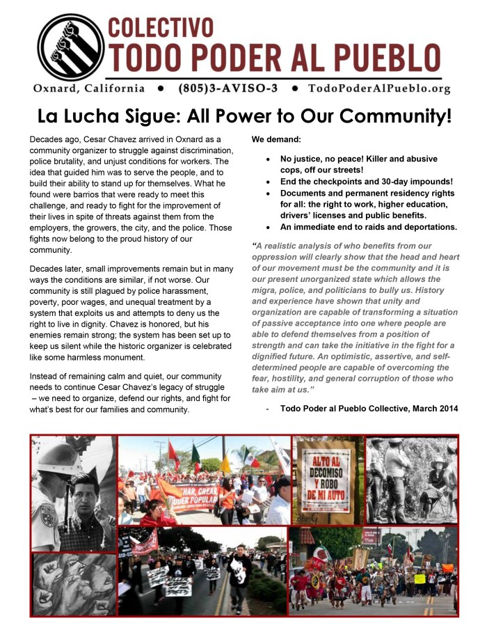 Cesar Chavez March 2014