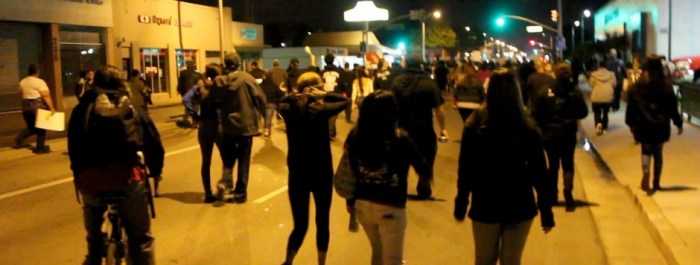 Ex-Chief Williams faced constant protests for her failure to answer to community needs, like this one on Oct. 22, 2012.