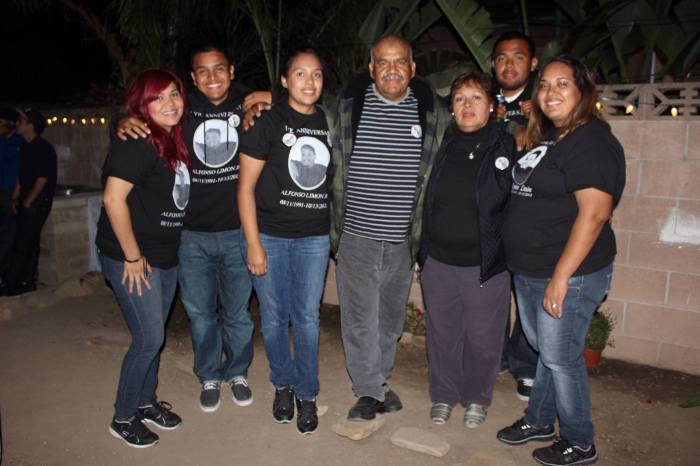 The parents and siblings of Alfonso Limon, Jr. (In Loving Memory of Alfonso Limon, Jr. Facebook page)