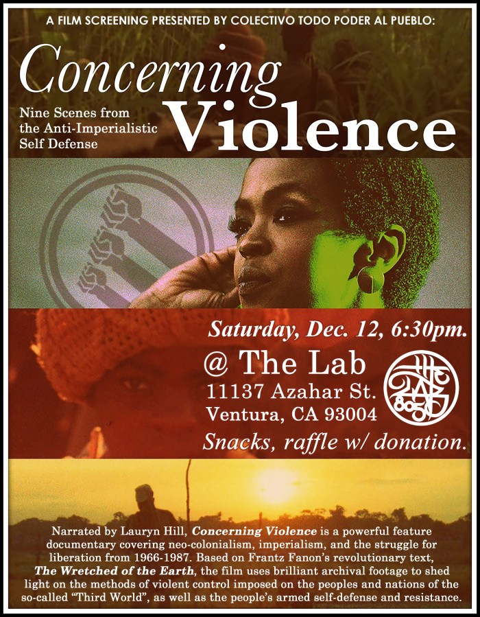 ConcerningViolenceTheLab